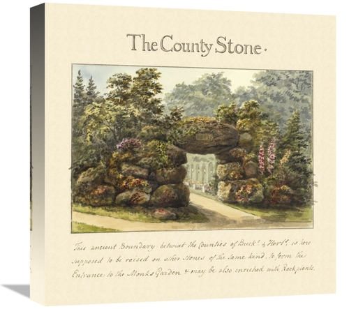 Global Gallery GCS-453924-1818-142 18 x 18 in. The Country Stone, 