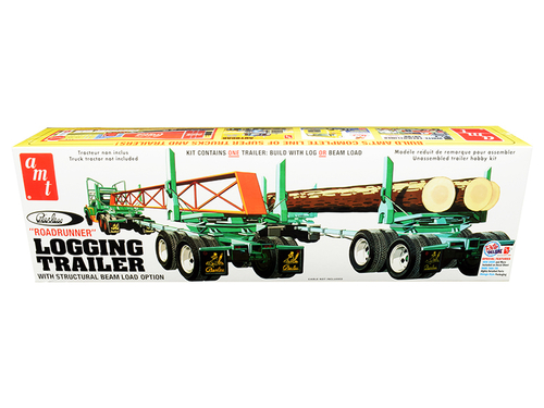 Skill 3 Model Kit Peerless Logging Trailer \Roadrunner\" with
