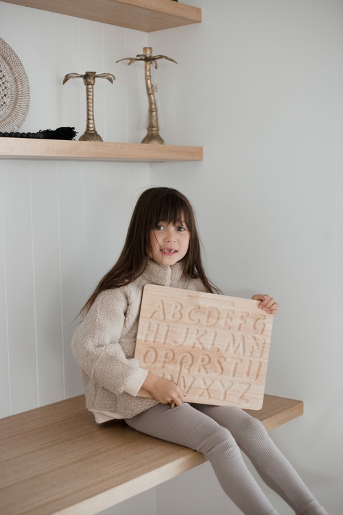 QToys Australia Capital letter lacing board