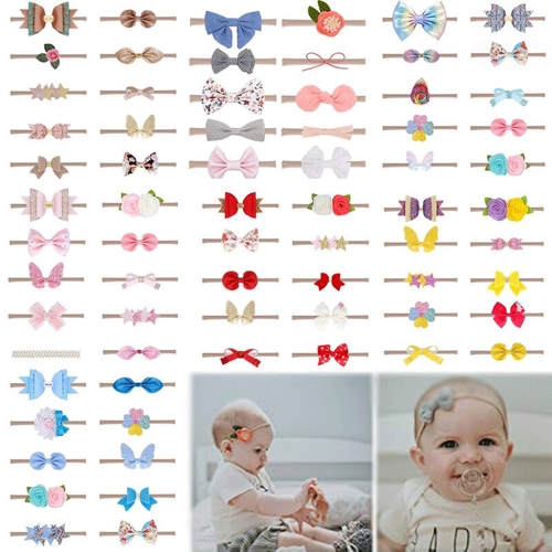 10pcs/Sets Headband Baby Girl Boys Toddler Newborn