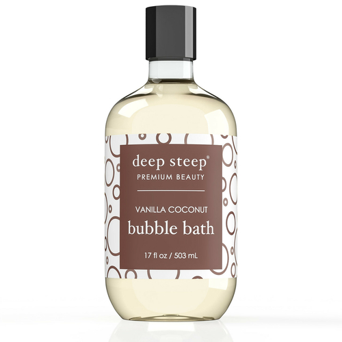 17oz Bubble Bath- Vanilla Coconut- Deep Steep