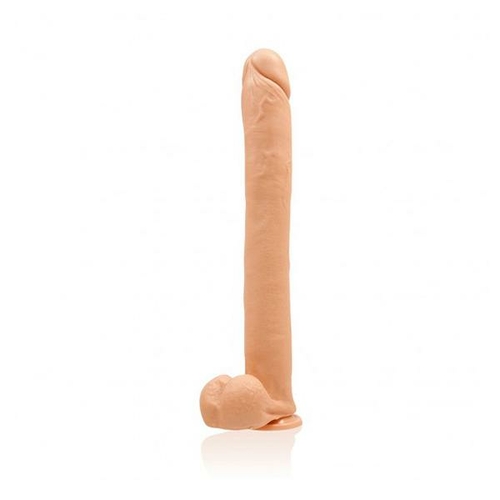 Exxtreme Dong With Suction Flesh 16 Inch