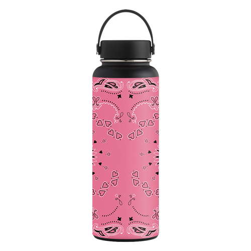 MightySkins HFWI40-Pink Bandana Skin for Hydro Flask 40 oz Wide Mouth 