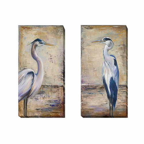 Artistic Home Gallery 1224AM922SG Blue Heron I & II by Patricia Pinto 