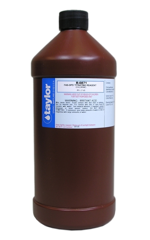 Taylor Technologies TTR0871F 32 oz Fas-DPD Titrating