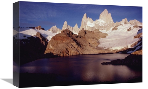 Global Gallery GCS-451130-1218-142 12 x 18 in. Fitzroy Massif with Sun
