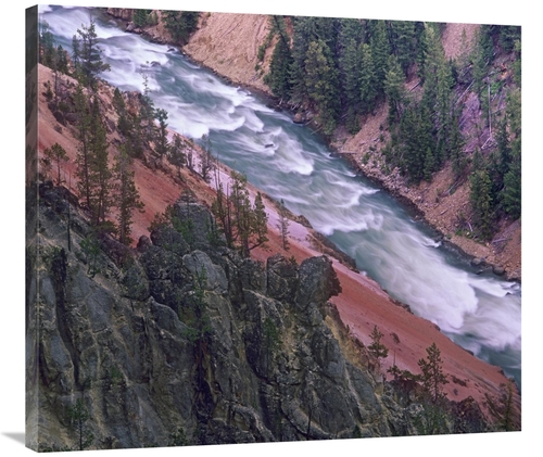 Global Gallery GCS-396401-36-142 36 in. Yellowstone River, Yellows