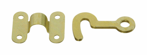 National Manufacturing Sales 5702717 Hook & Staple Solid Brass