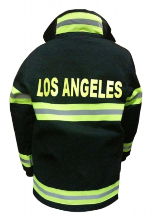 Aeromax FB-LA-810 Junior Fire Fighter Los Angeles Suit Age 8-10 Years 