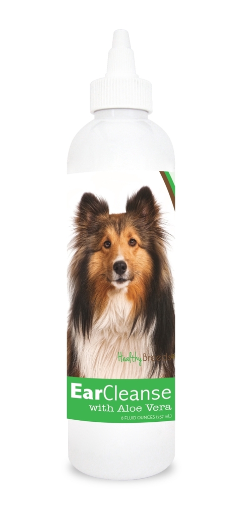 Healthy Breeds 840235114222 8 oz Shetland Sheepdog Ear Cleanse with Al