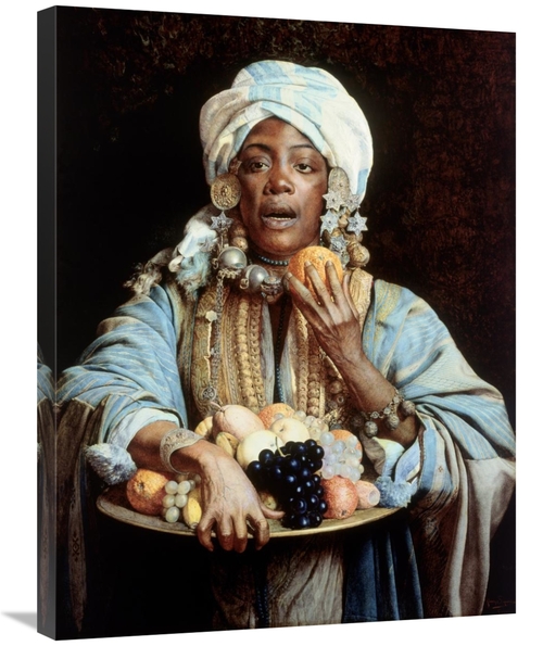 Global Gallery GCS-282841-30-142 30 in. A North African Fruit Vendor A