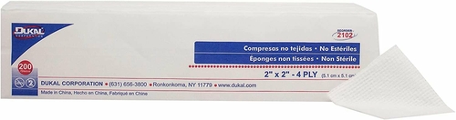 Non-Woven Sponges 2" x 2". Case of 4000 Highly Absorbent dressings for