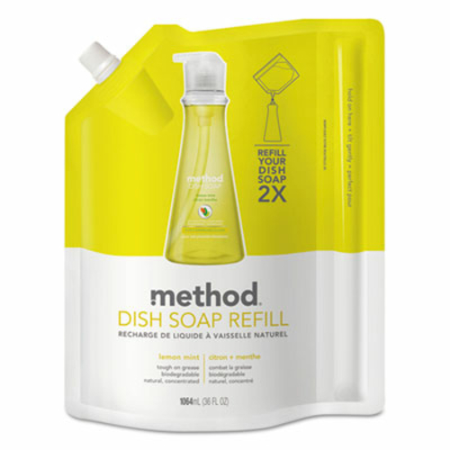 Method Products 01341 Dish Pump Refill, Lemon Mint - 36 oz.