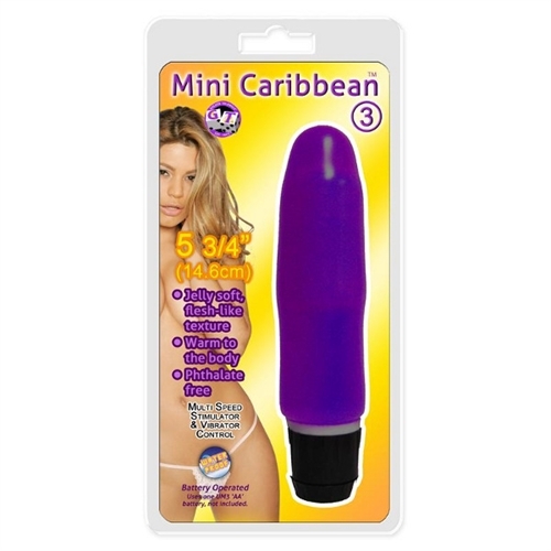 Mini Caribbean - 3 Smooth - Purple