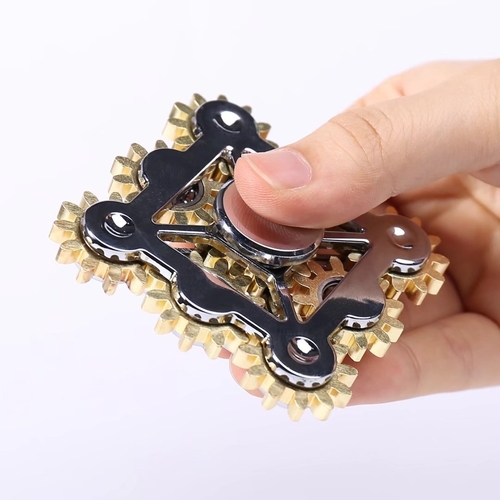 Nine Gears Linkage Fidget Spinner