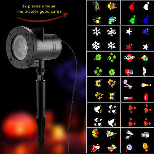 Waterproof LED Laser Projector Light Lawn Light