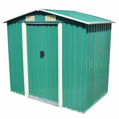 Garden Storage Shed Anthracite Steel 80.3"x52"x73.2"