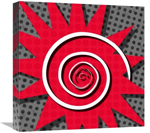 Global Gallery GCS-388389-1818-142 18 x 18 in. Word Power - Spiral Art