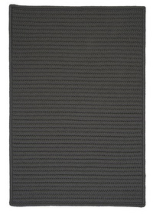 Colonial Mills Rug H661R048X072S Simply Home Solid - Gray 4 ft. x 6 ft