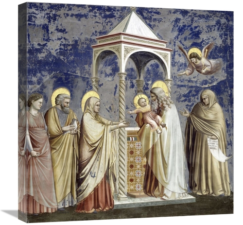 Global Gallery GCS-277726-22-142 22 in. Presentation at the Temple Art