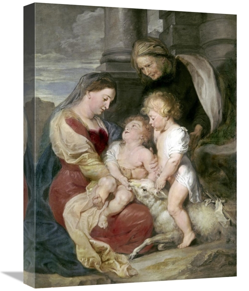 Global Gallery GCS-279935-22-142 22 in. Virgin & Child with St. Elizab