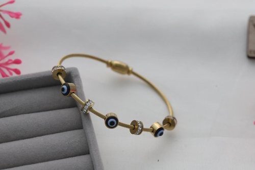 Golden Brass Bracelets for Women