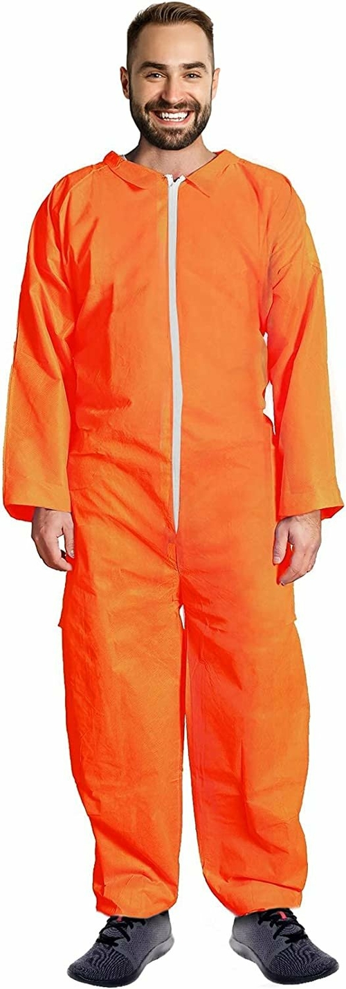 ABC Orange Polypropylene Coveralls