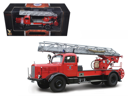 1944 Mercedes L4500F Fire Engine Red 1/24 Diecast Car by Road