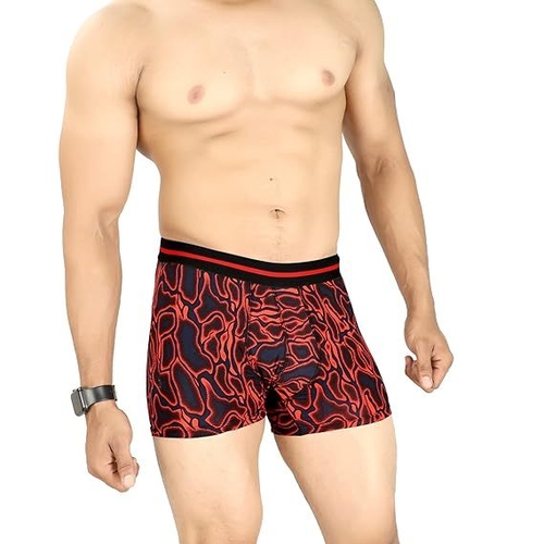 Men Abstract Printed slim solid underwear (Size-32inches)