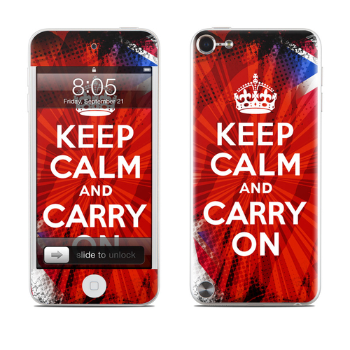 DecalGirl AIT5-KEEPCALMBURST iPod Touch 5G Skin - Keep Calm - Burst