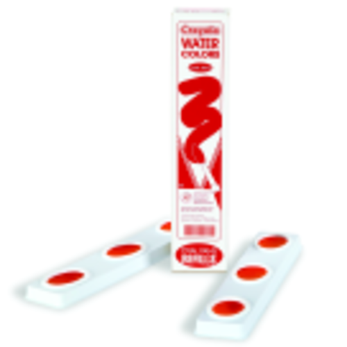 Crayola Non-Toxic Semi-Moist Watercolor Paint Refill - Red Orange,