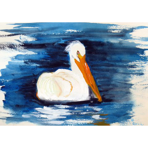 Betsy Drake KT382 16 x 25 in. Spring Creek Pelican Kitchen Towel