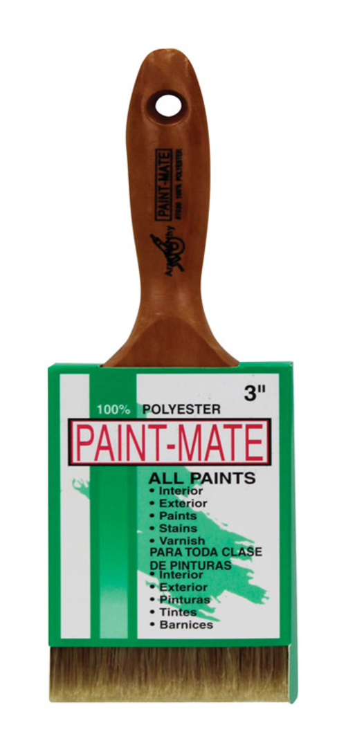 Arroworthy 1808112 Paint-Mate 3 in. Angle Polyester Paint Brush - Case