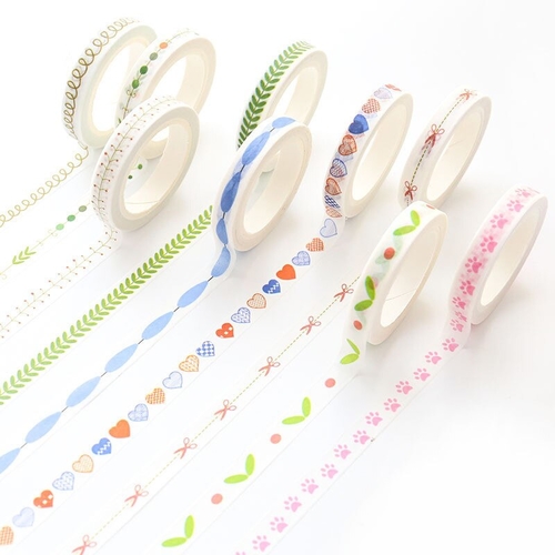 8mm*10m Cute Leaf Love Washi Tape DIY