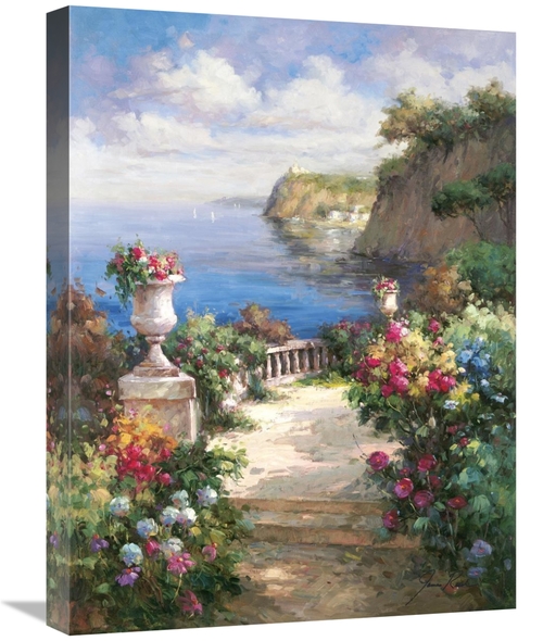 Global Gallery GCS-113792-1824-142 18 x 24 in. Tranquil Overlook Art P