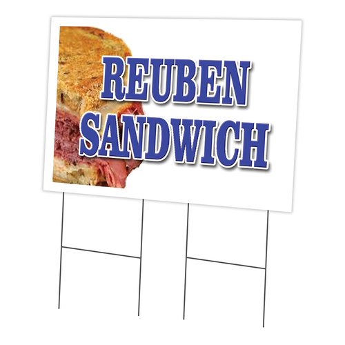 SignMission C-2436-DS-Reuben Sandwich 24 x 36 in. Reuben Sandwich Yard