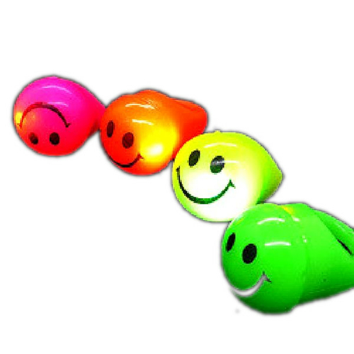 Blinkee 420080 Flashing Soft Smiley Face Rings - Pack of 24