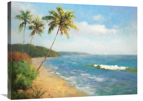 Global Gallery GCS-130139-2432-142 24 x 32 in. Palma De La Playa Art P