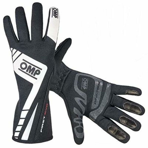 Men's Driving Gloves OMP OMPIB/767/N/XL Black XS