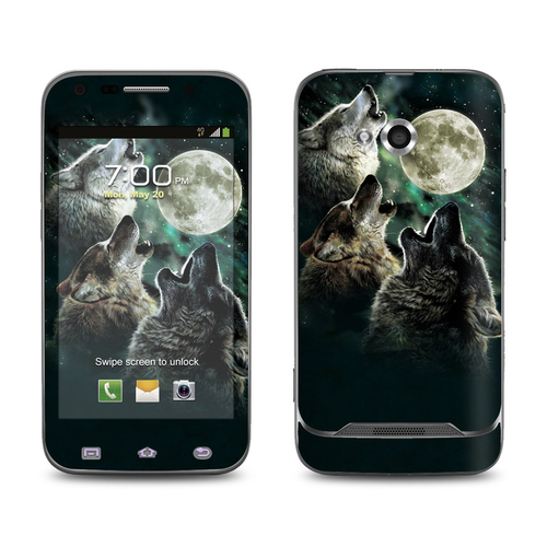DecalGirl SGV4-TWOLVES Samsung Galaxy Victory 4G LTE Skin - Three Wolf