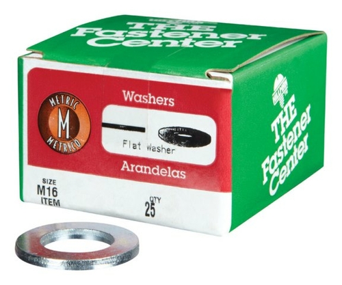 Hillman 923028 16 mm Flat Steel Washer