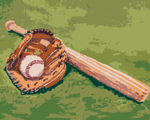 Paint by Numbers - BASEBALL