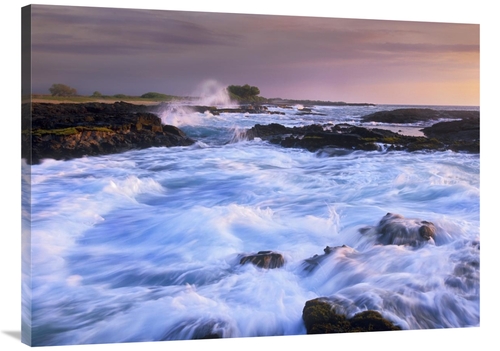 Global Gallery GCS-452235-3040-142 30 x 40 in. Waves & Surf At Wawalol