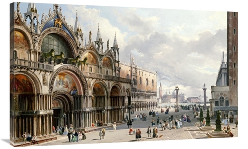 Global Gallery GCS-268035-44-142 44 in. St. Marks & the Doges Palace&#