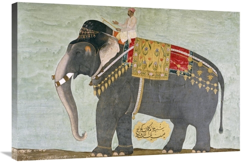 Global Gallery GCS-266925-36-142 36 in. Portrait of the Elephant Alam-