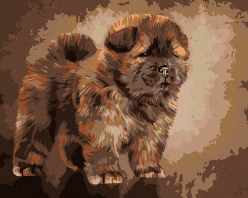 Paint by Numbers - CHOW CHOW PUPPY