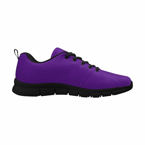 Sneakers for Men - Indigo Purple - Canvas Mesh Athletic Running Shoes