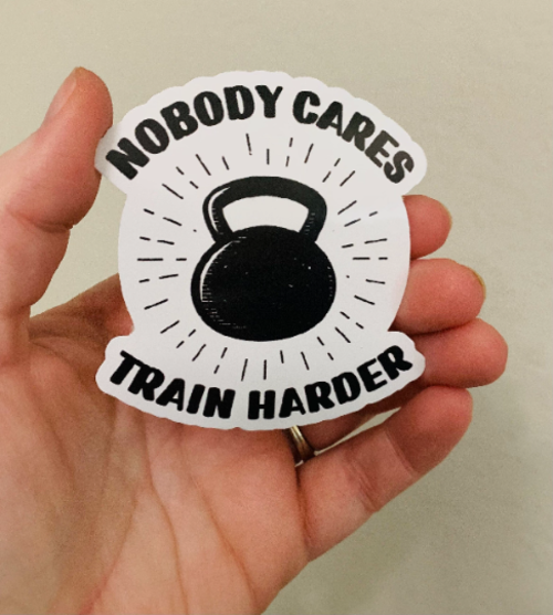 Nobody Cares Sticker/Magnet