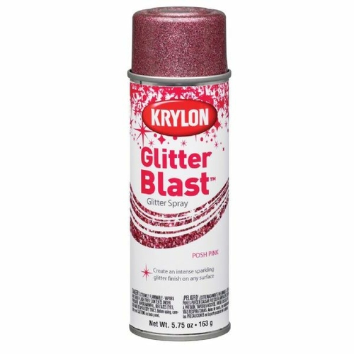 Krylon K3812 5.75oz. Glitter Blast Glilter Spray - Posh Pink