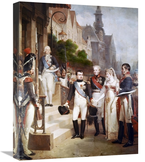 Global Gallery GCS-277734-22-142 22 in. Napoleon Receiving the Queen o